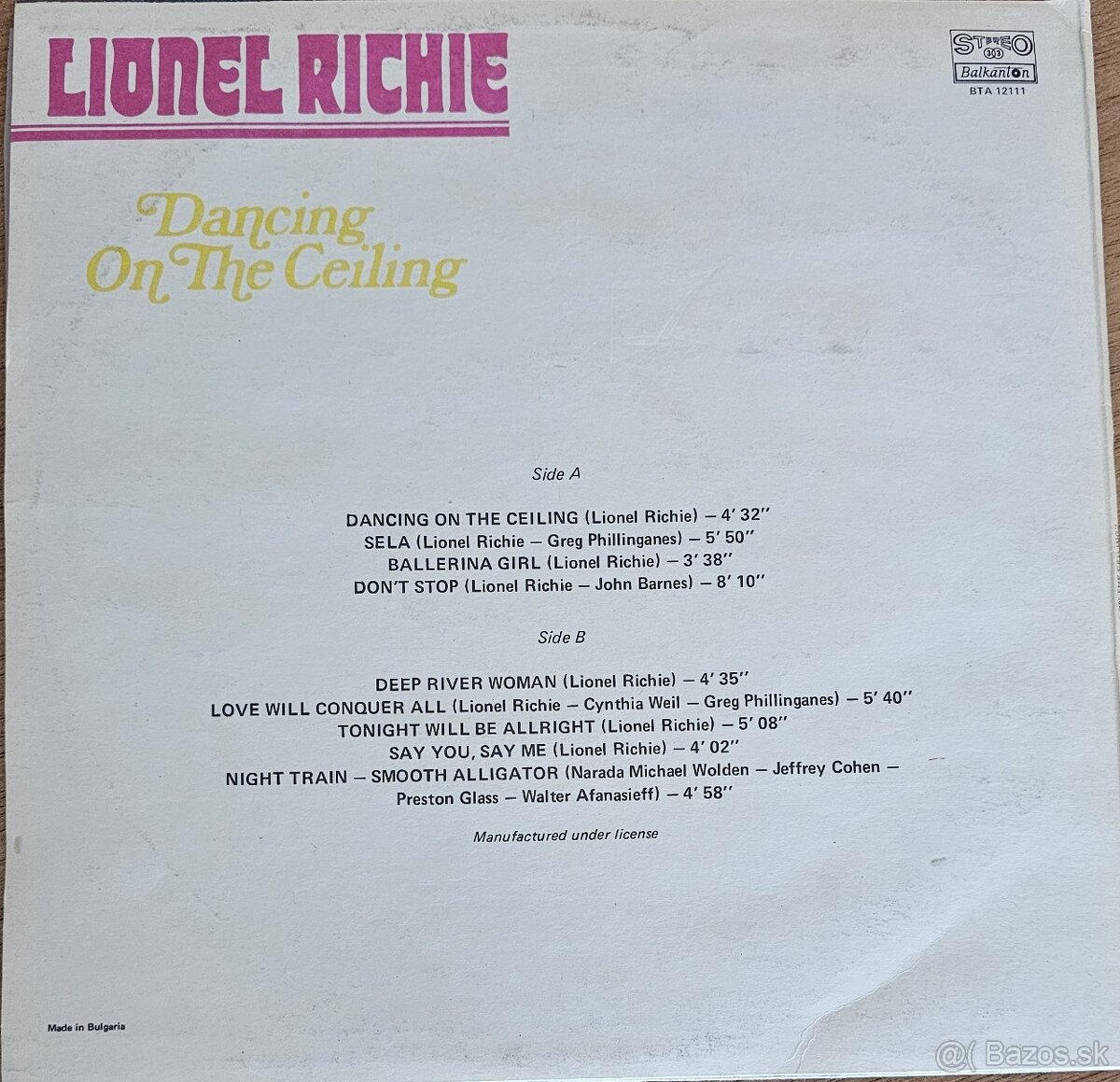 Predám gramofónové LP platne (part V.) - 12