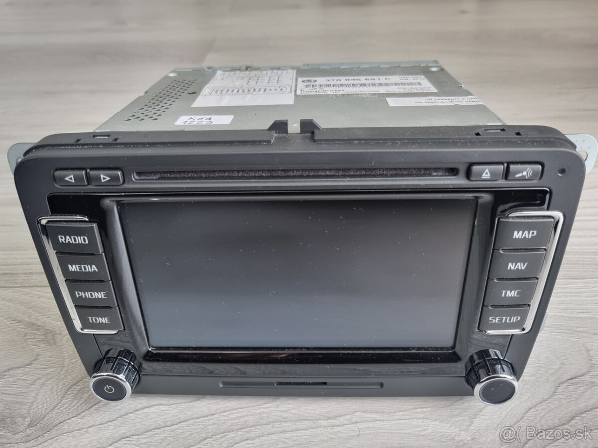 Skoda Columbus 2014 RNS510 Navi LED SSD Mapy V17 2020 - 12