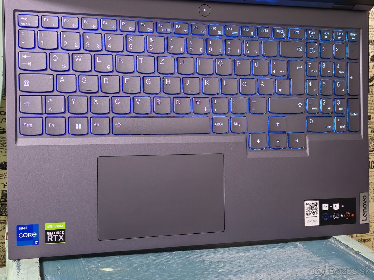 CPU I7-12700H LENOVO LEGION 5 PRO 》HERNÝ NOTEBOOK 16GB 512GB - 12