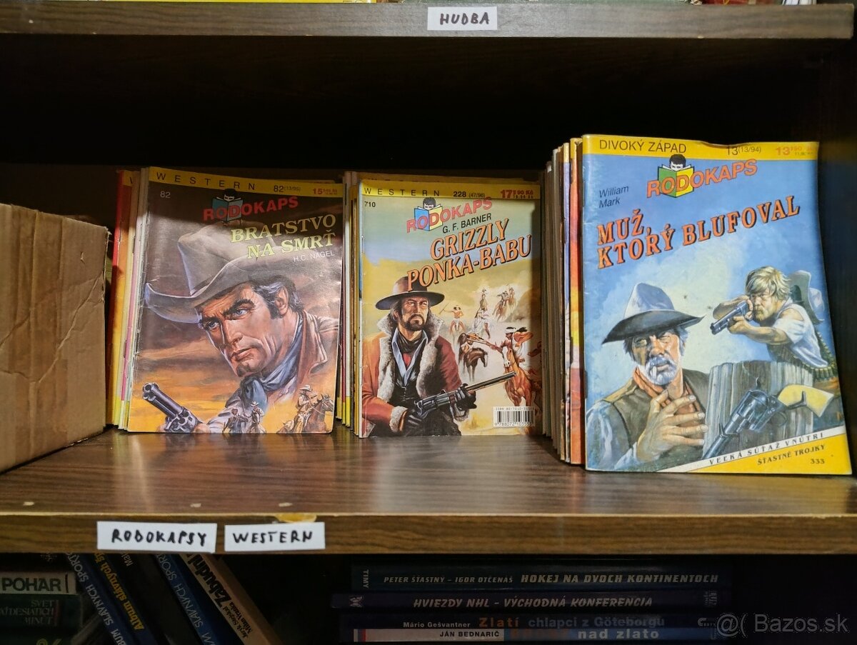 Predám knihy, rodokapsy western, časopisy, šport, romány - 12