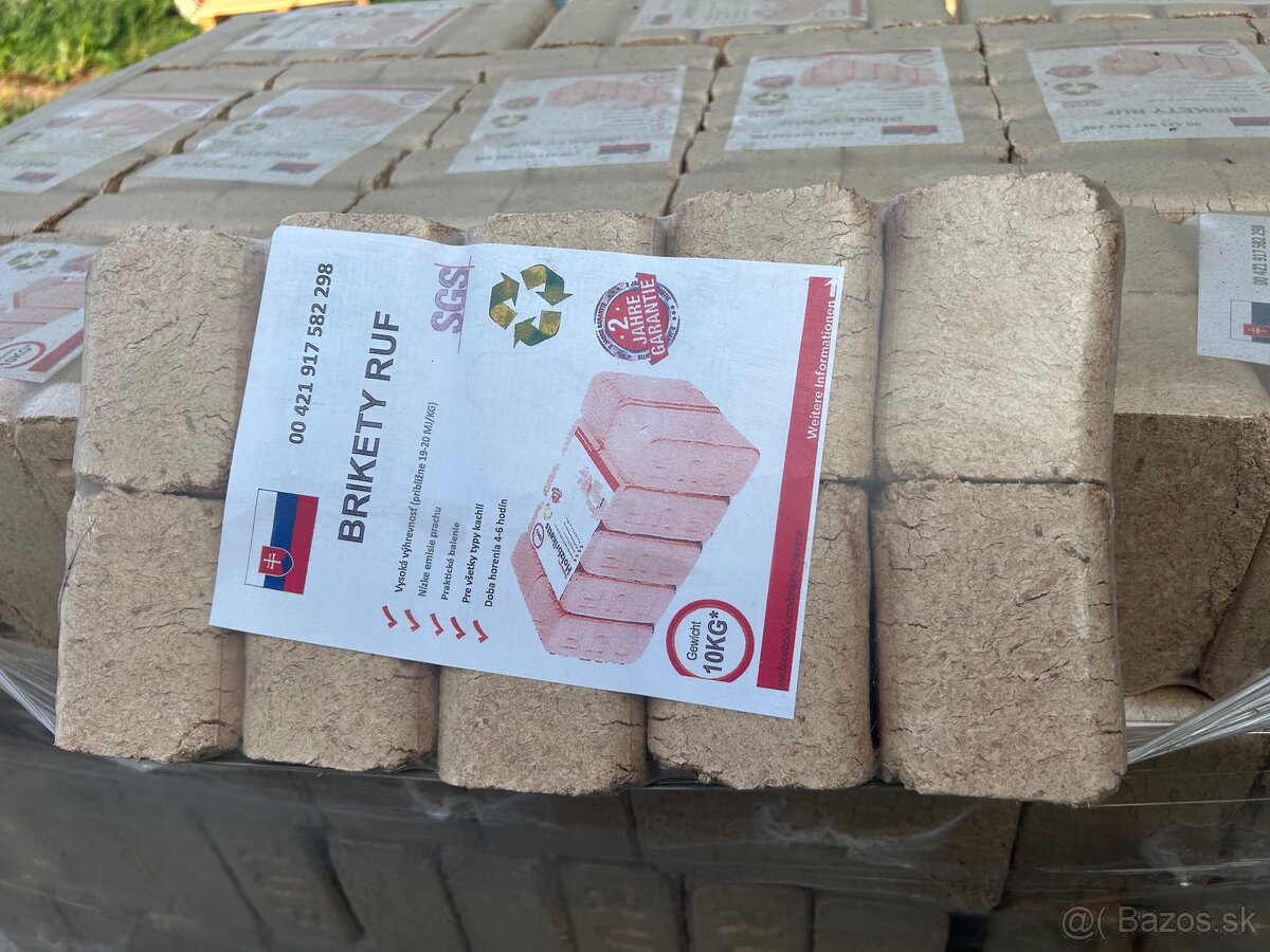 Drevene brikety RUF Pini Kay - 12