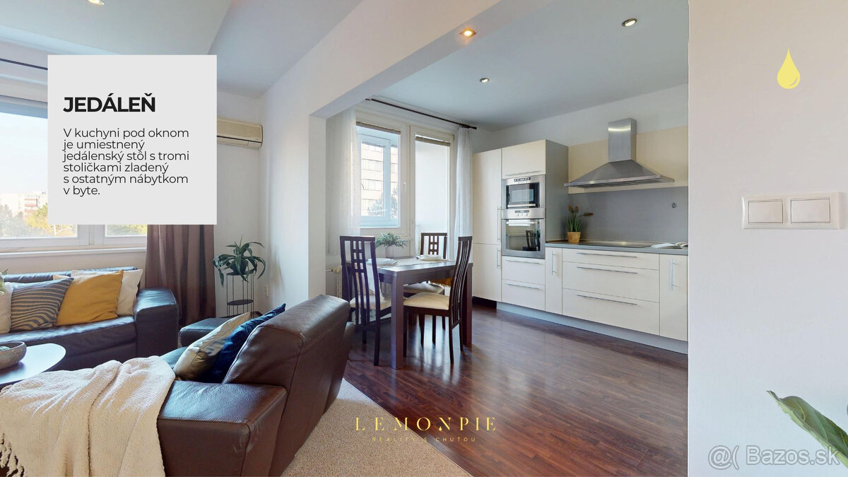 NA PREDAJ PRIESTRANNÝ 3-IZBOVÝ BYT S LODŽIOU V RUŽINOVE - 12