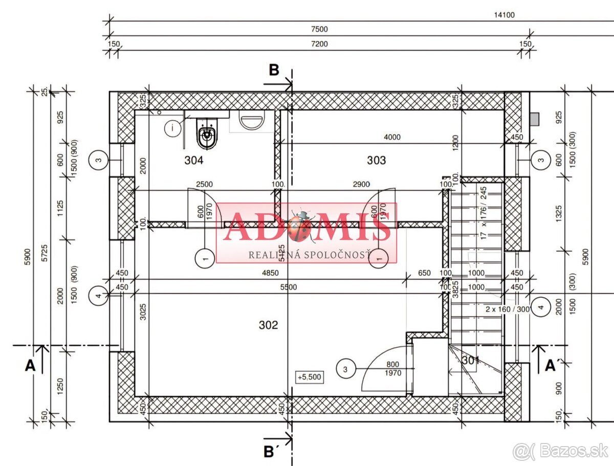 ADOMIS - predám 4-izb. tehlový RD Nižná Hutka 192m2,garáž,3x - 12