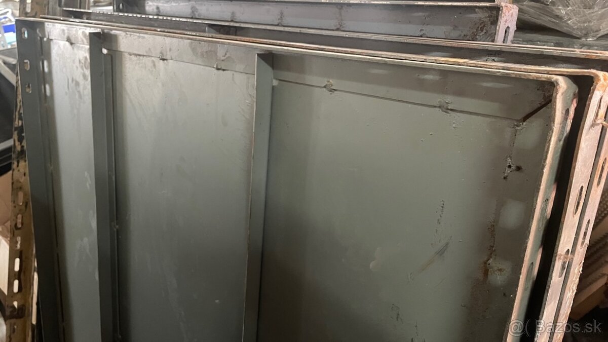 Veľký policový kovový regál - vysoká nosnosť - 12