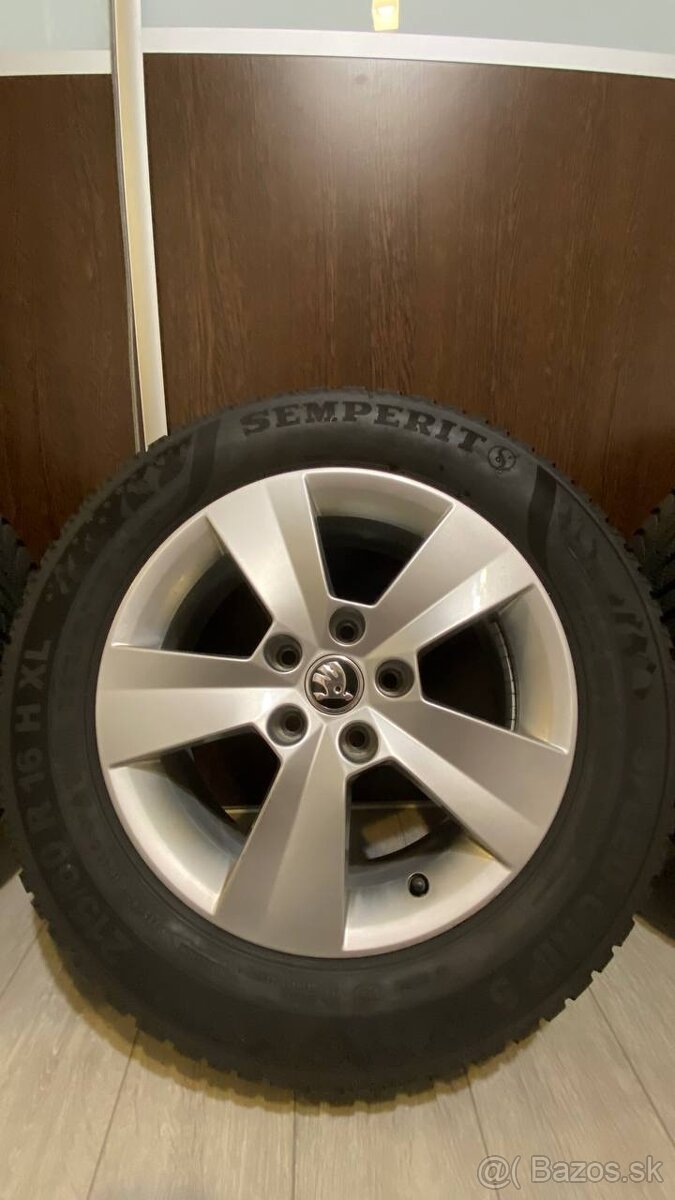Predám letné a zimné pneumatiky s diskami Škoda Original - 12