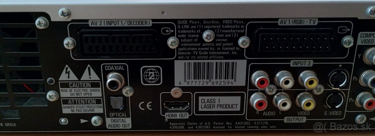 Predám DVD HDD rekordér Pioneer DVR-920H - 12