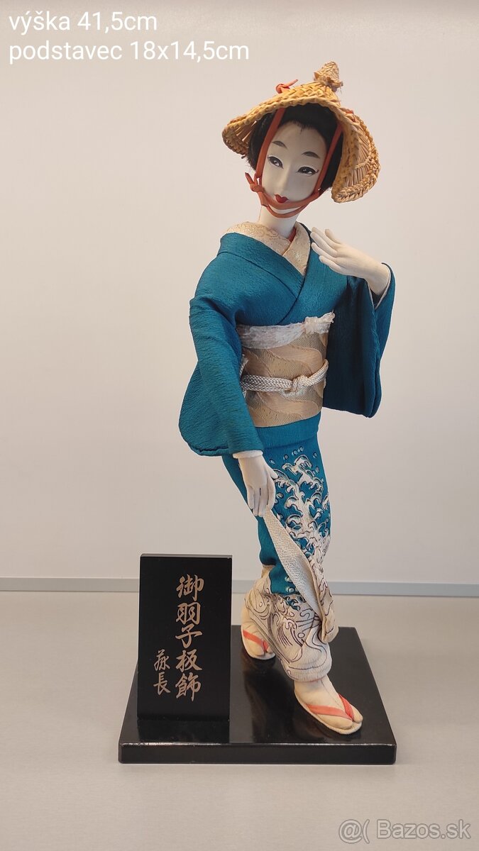 Japonská bábika Sado Okesa - 12