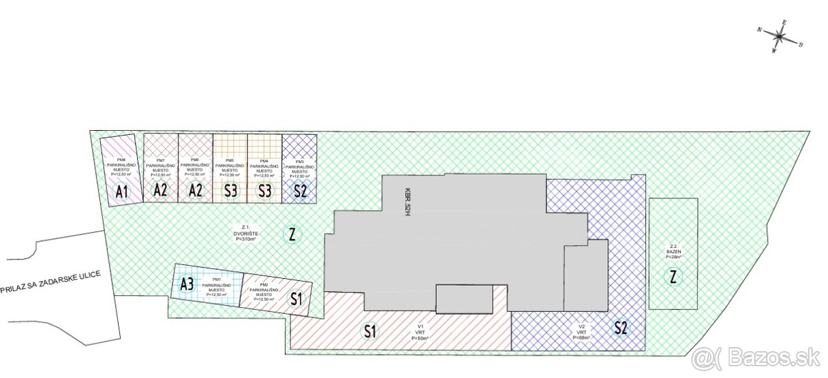 Troizbový apartmán s bazénom, Novalja / Chorvátsko - 12