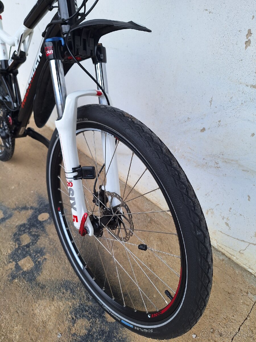 Celoodpružený horský bicykel Rockrider SIX.5 - 12