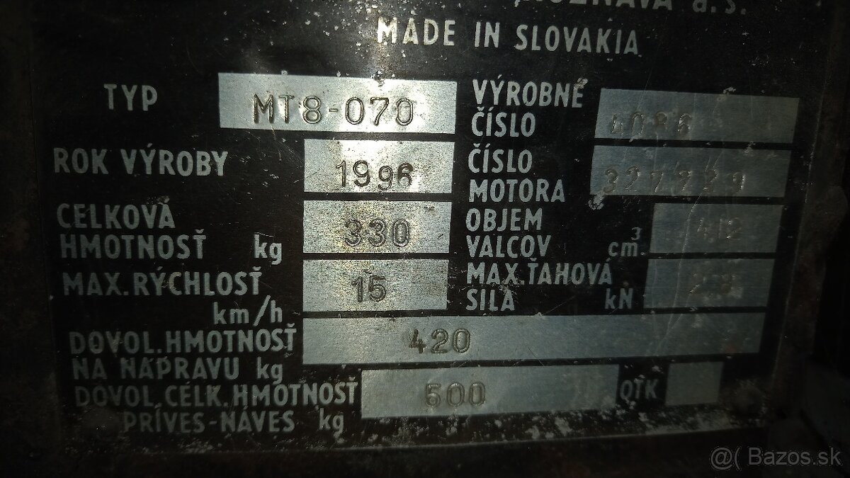 Predám mini MT8-070 - 12