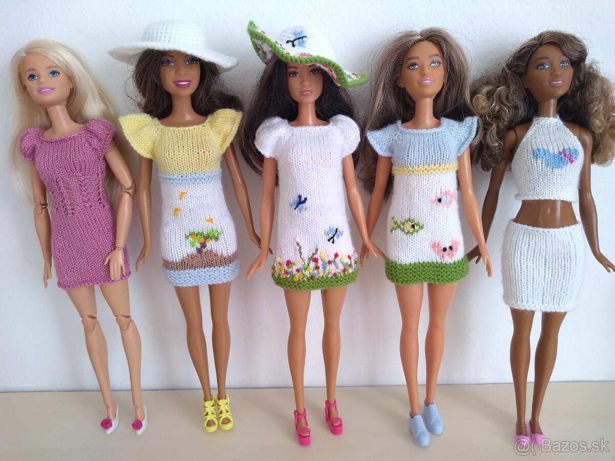šaty pre rôzne bábiky barbie ken chelsea kelly stacie evi - 12
