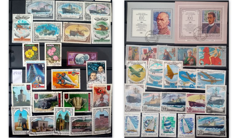 Predám poštové známky CCCP 1084 ks - 12