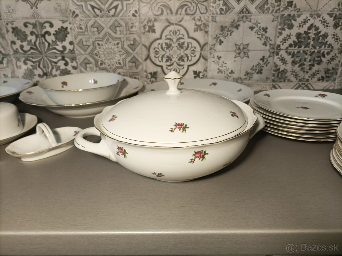 Obedová súprava Bohemia Csechoslovakia - 12