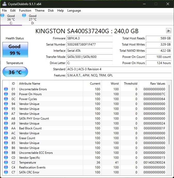 Asus X553MA /Intel Pentium N3540/8GB RAM/HD/SSD+HDD - 12