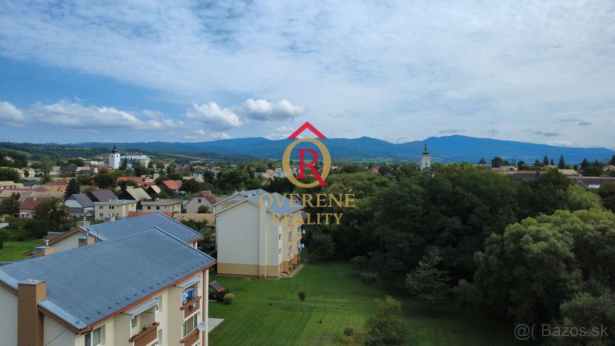 Na predaj priestranný 3-izbový byt 10minút od mesta Zvolen v - 12