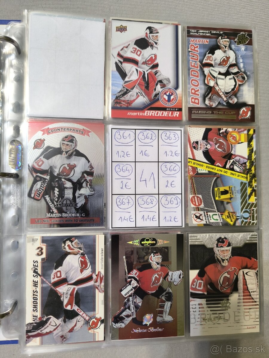 Hokejové kartičky - Martin Brodeur 2 - 12
