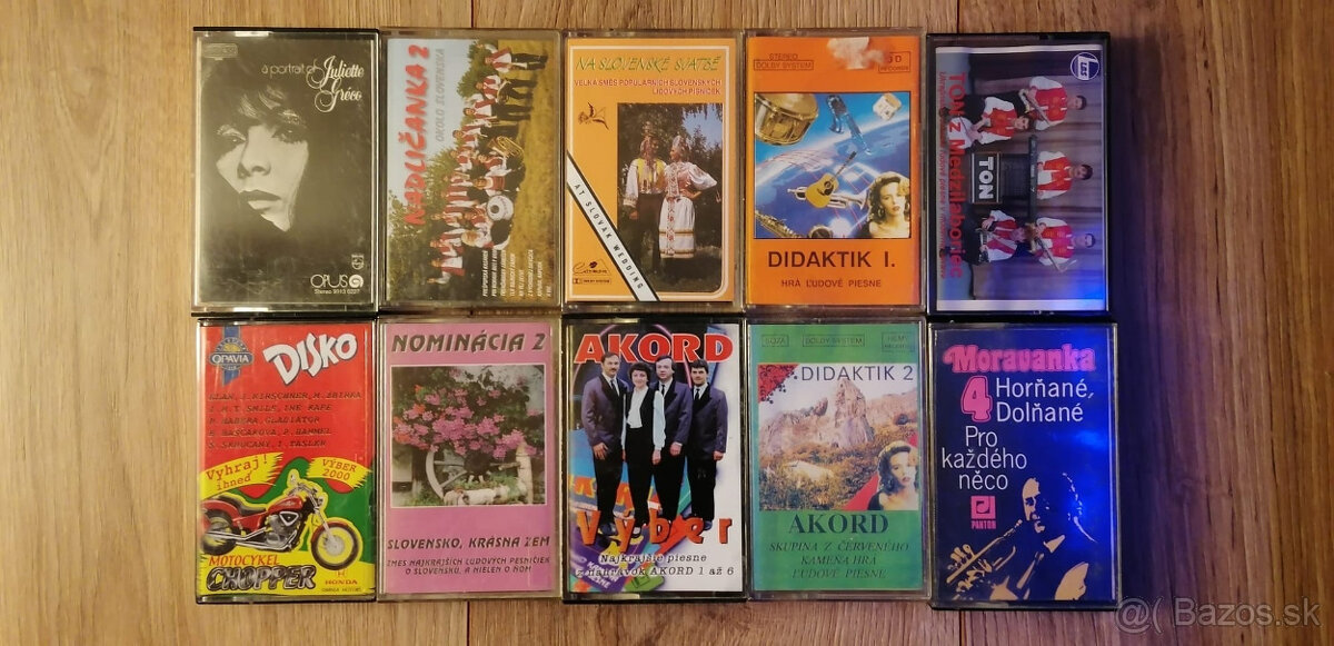 Originálne MC kazety - 12