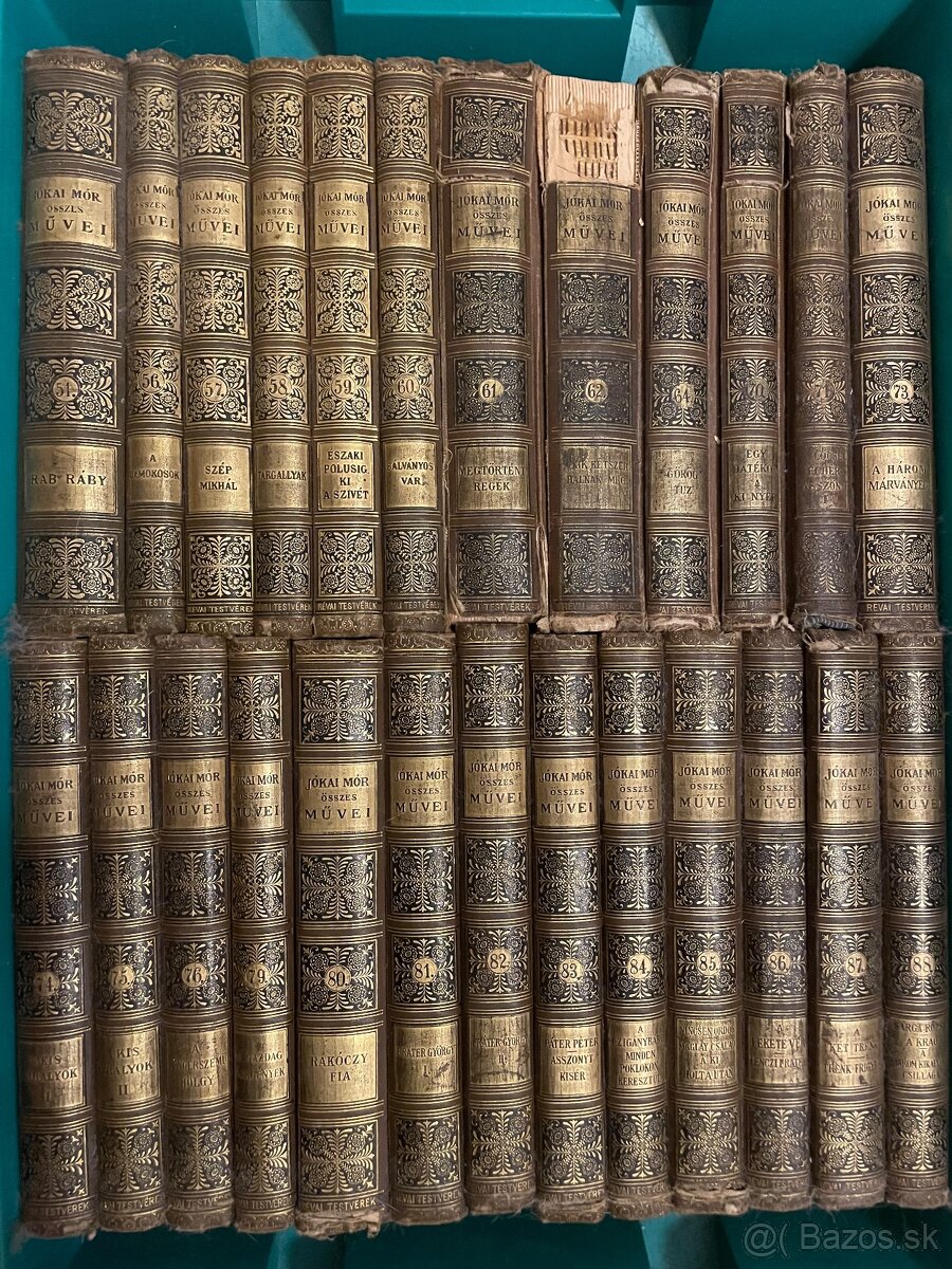 Knihy staré maďarské 1 - 12