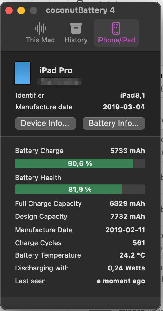 iPad Pro 2018 256GB + Apple Pencil (2. gen.) - 12