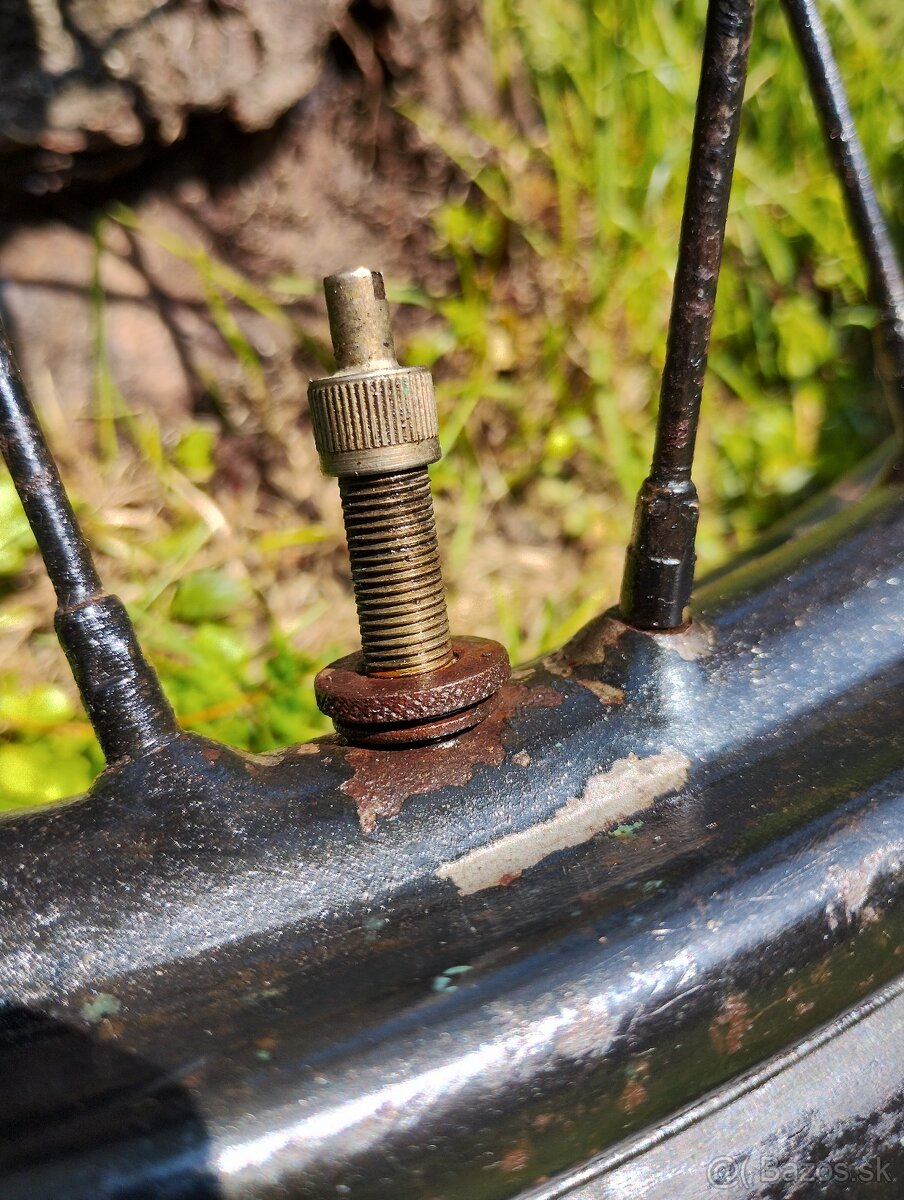 Predám originálne patinové koleso ČZ 98 ccm + brzd - 12