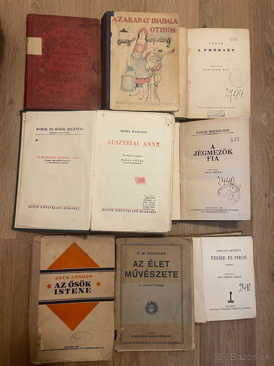 Knihy staré maďarské 3 - 12