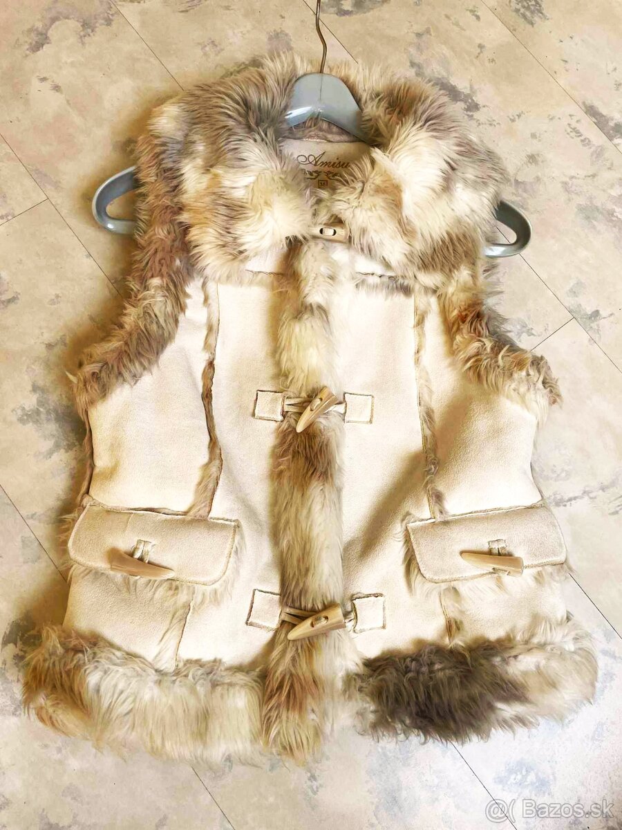 Kožušinová vesta S/M - 12