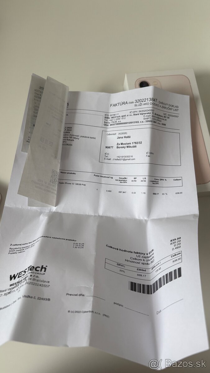 Apple iPhone13 128 gb pink - 12