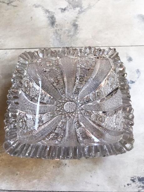 Kryštálový popolník Bohemia crystal - 12