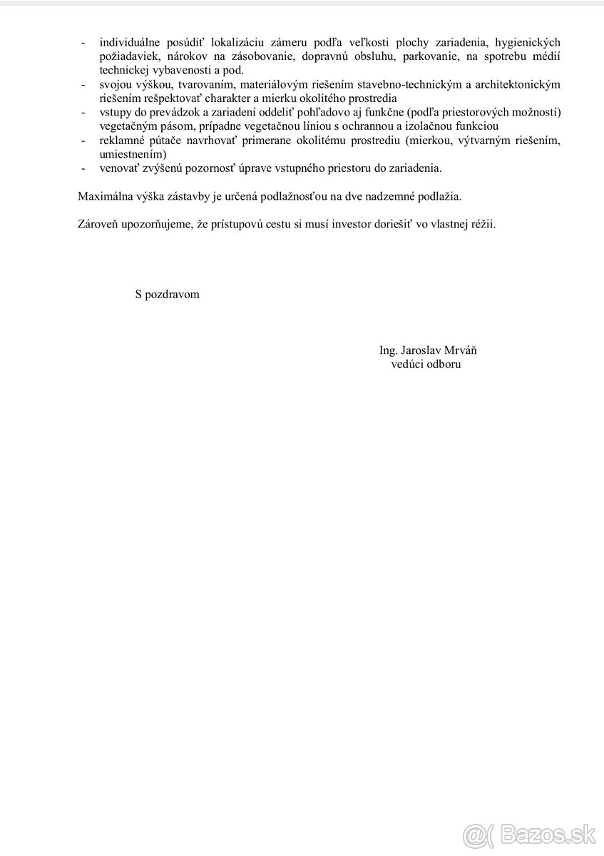 Pozemok na stavbu rodinného domu. - 12