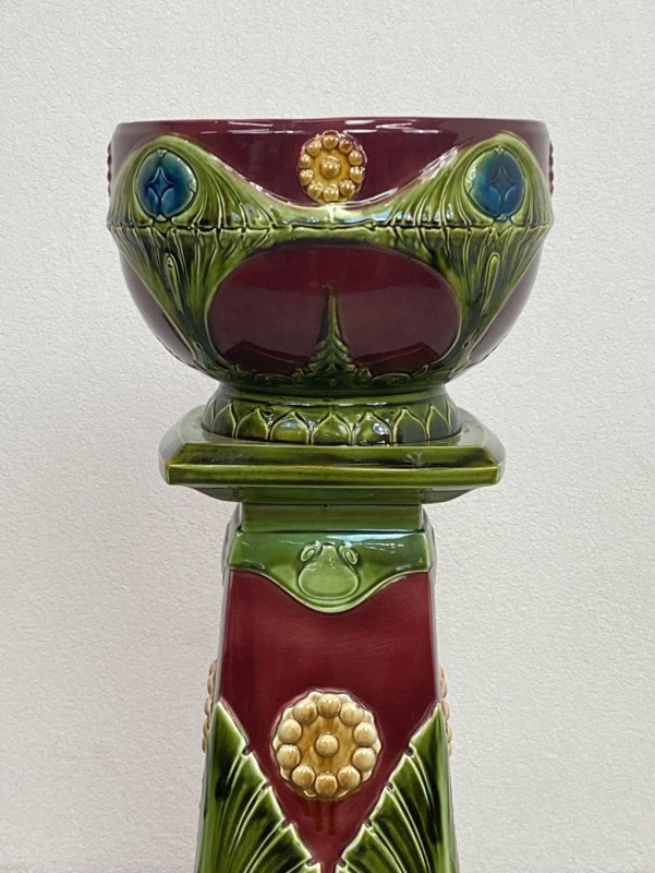 Secesný stojan na kvety - 12