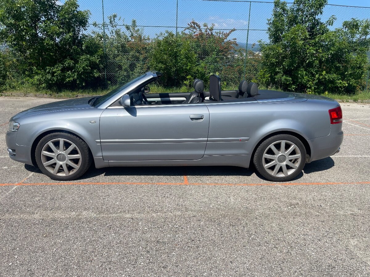 Predám Audi A4 cabriolet, 2,0 TDi manuál 103 kW - 12