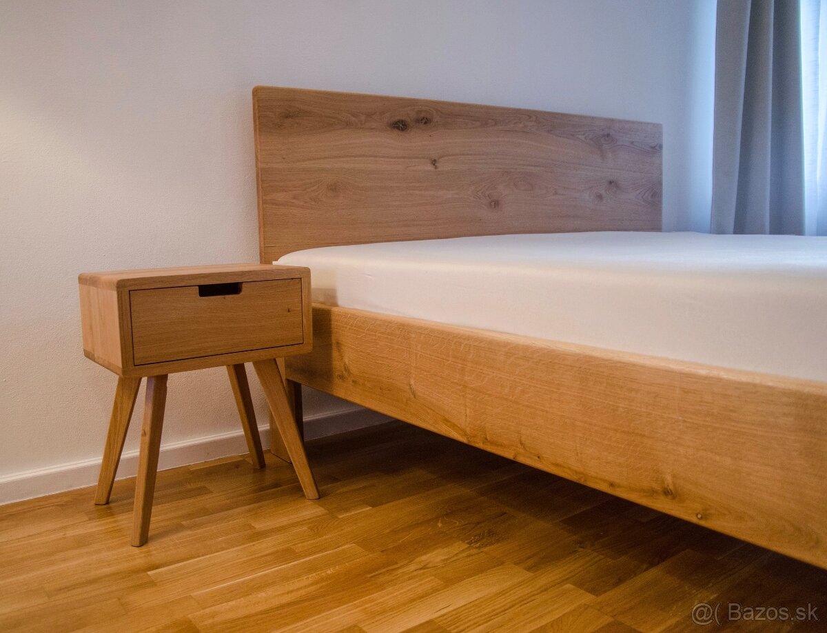 Dubová posteľ 180x200cm - 12