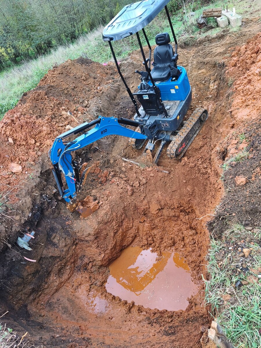 Výkopové a zemné práce Minibágrom ✅ - 12