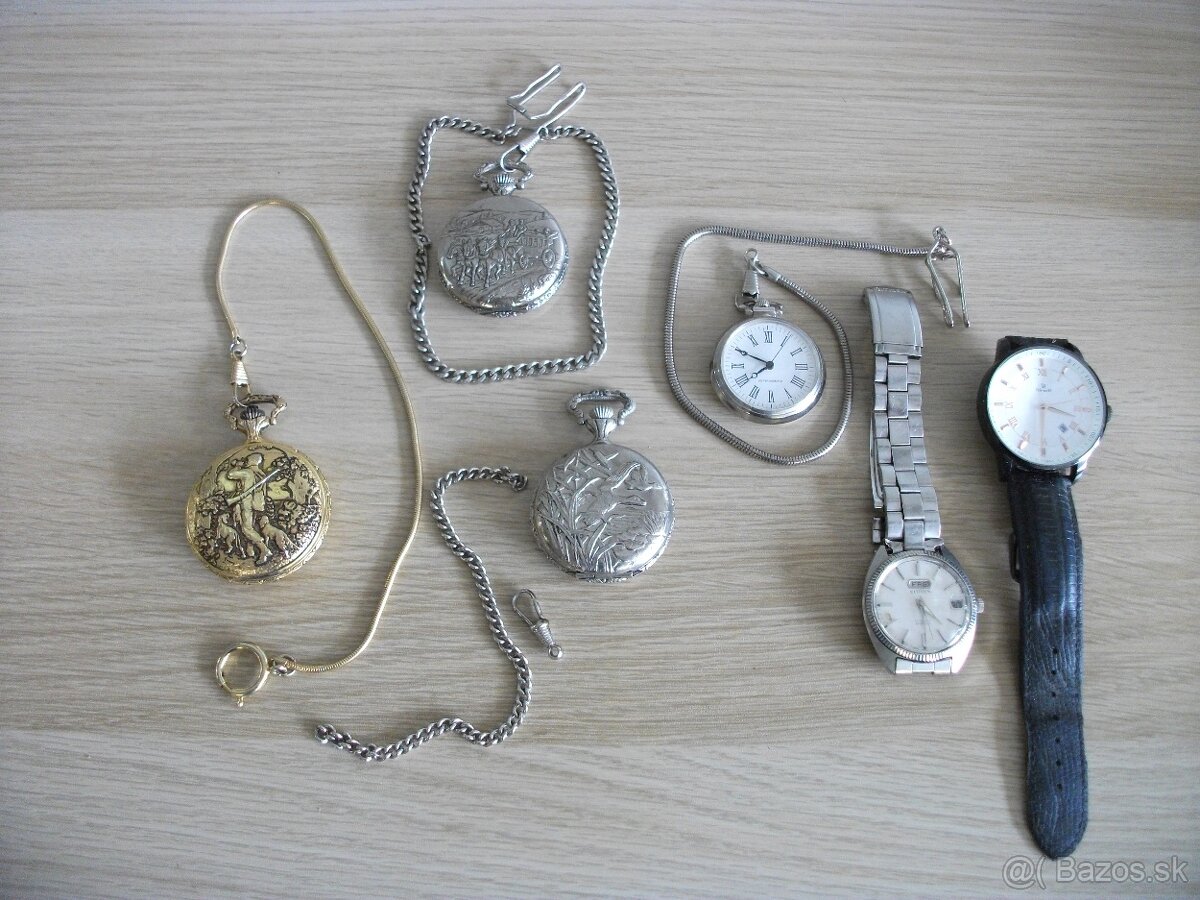 Predám hodinky-cibule polovnícky motív-dovoz Rakúsko. - 12