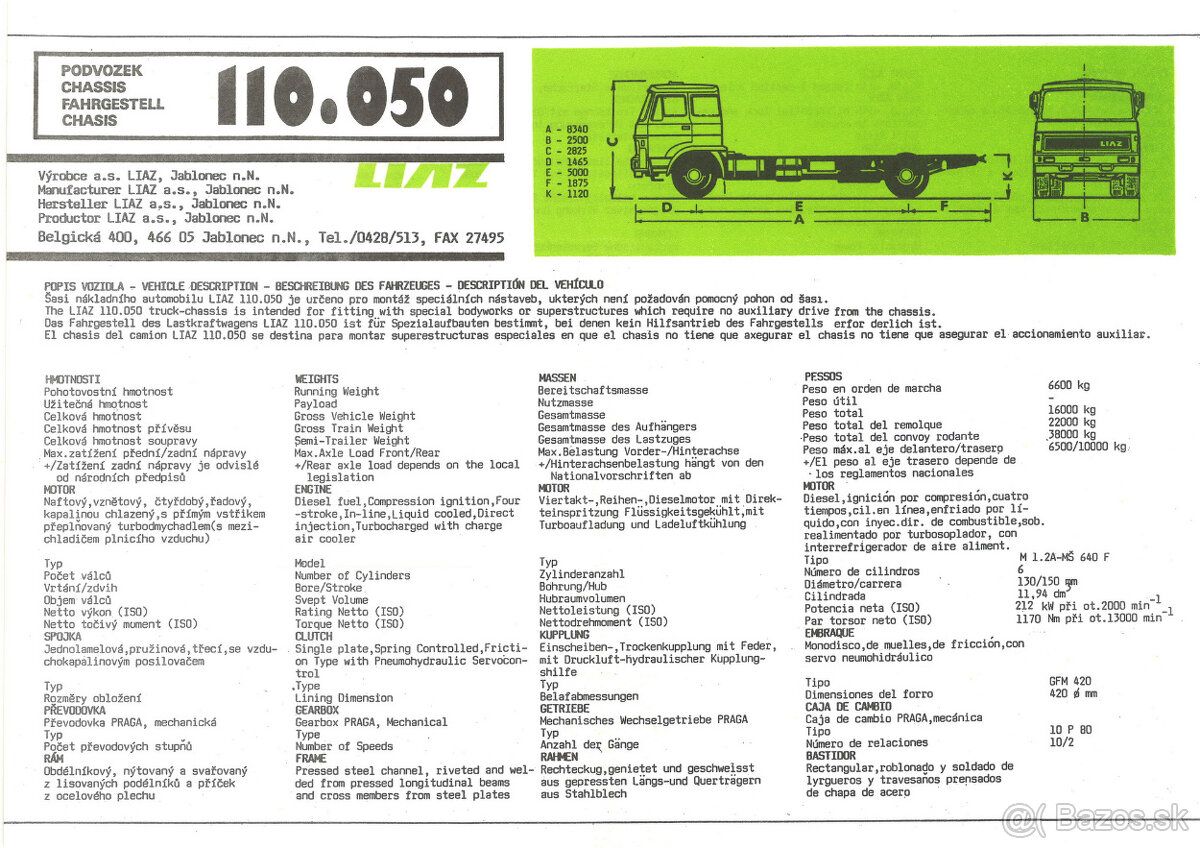 Prospekty Liaz 3 - 12