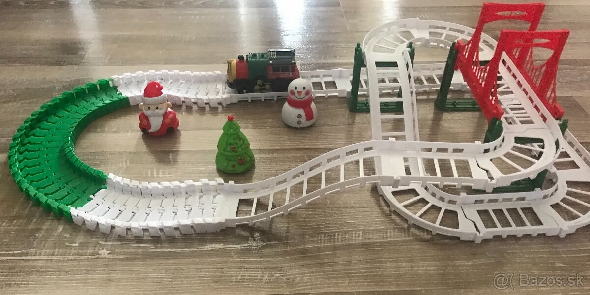 Hračka Vianočný vláčik na baterky/Nové - 12