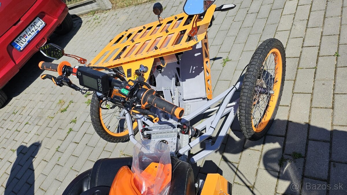 Terénny vozik 2x 1500W 40km/h dojazd 50km pre vozičkárov - 12