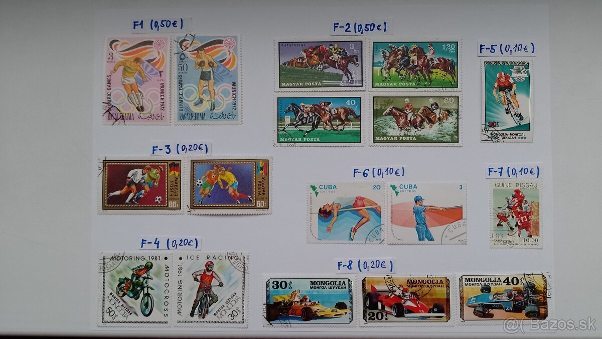 Poštové známky - 12