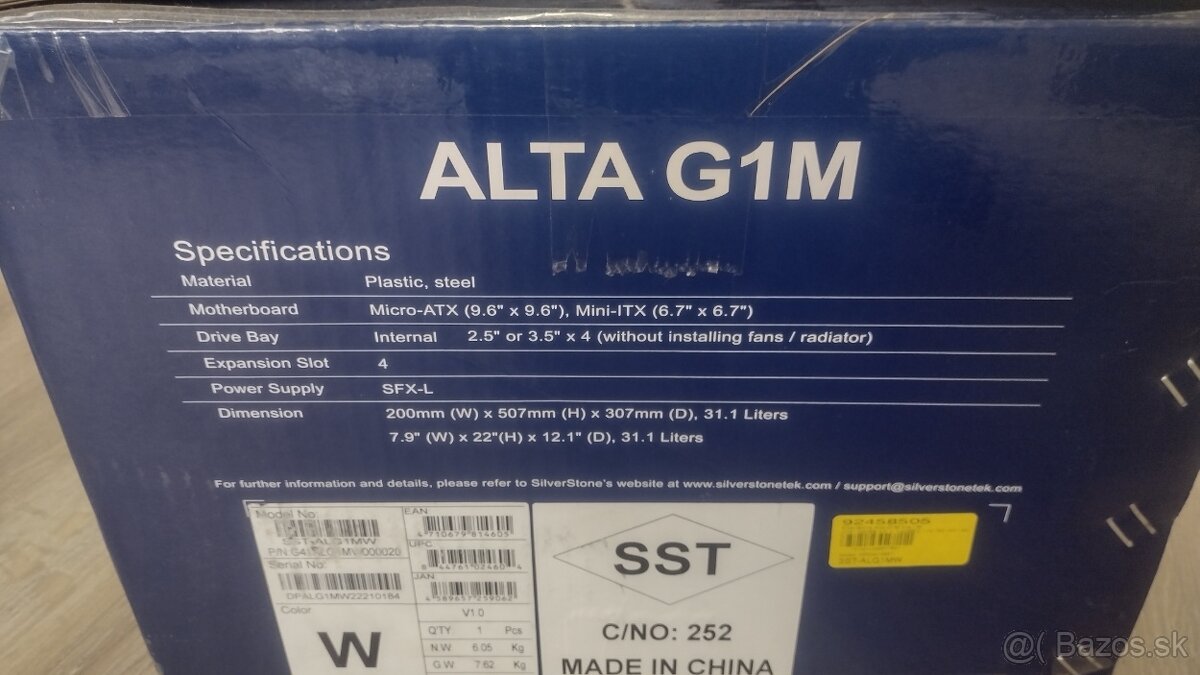 Silverstone ALTA G1M White - 12