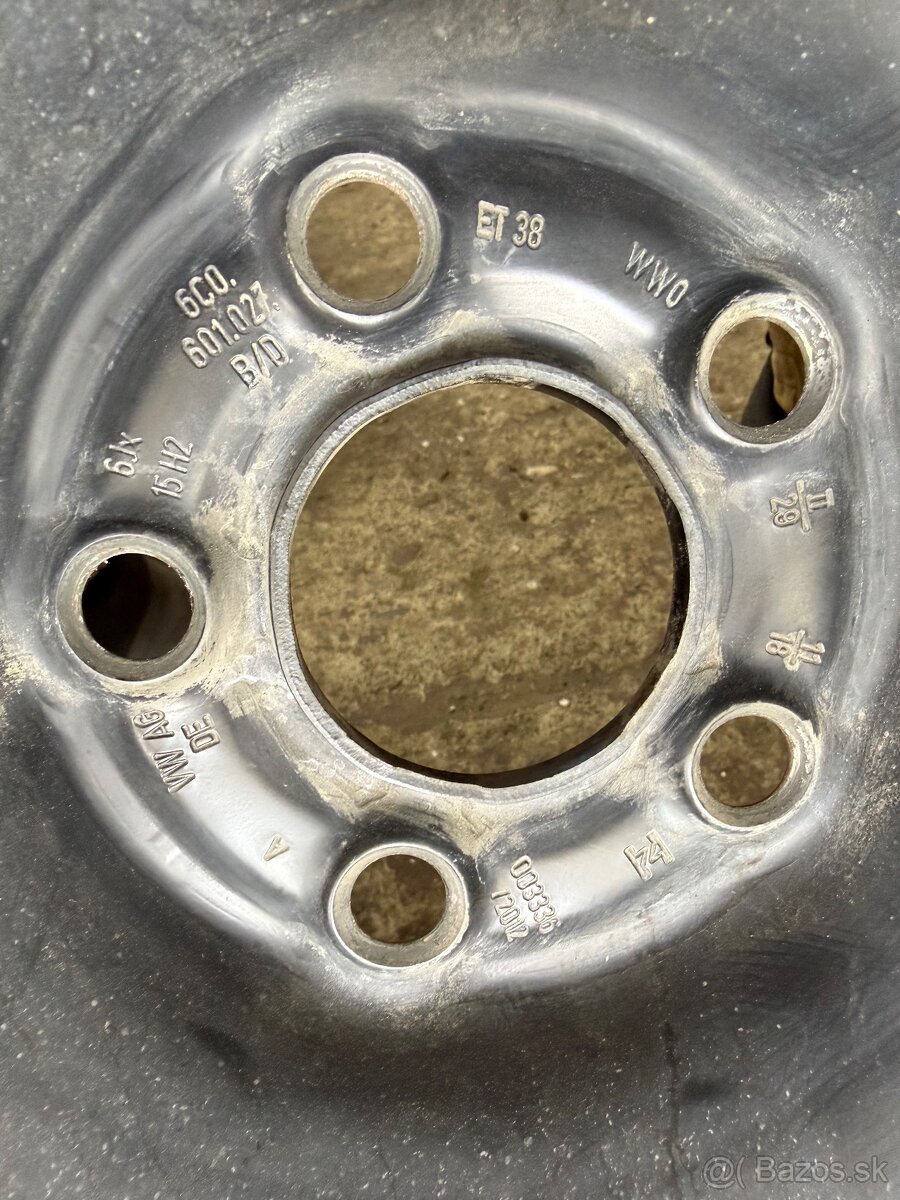 Zimná sada 5x100 185/60r15 fabia dezén 6,83mm - 12