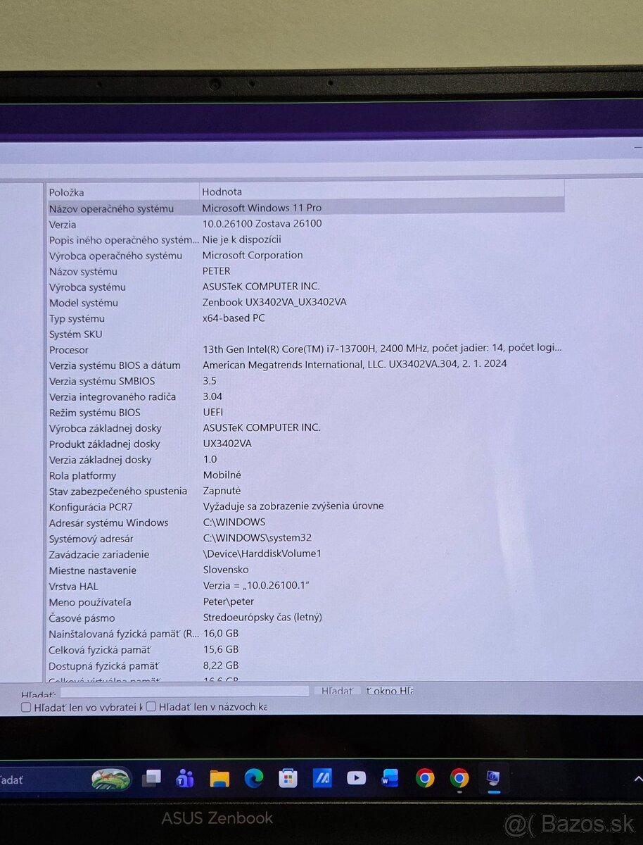 Asus Zenbook 14 OLED, UX3402VA V ZÁRUKE - 12