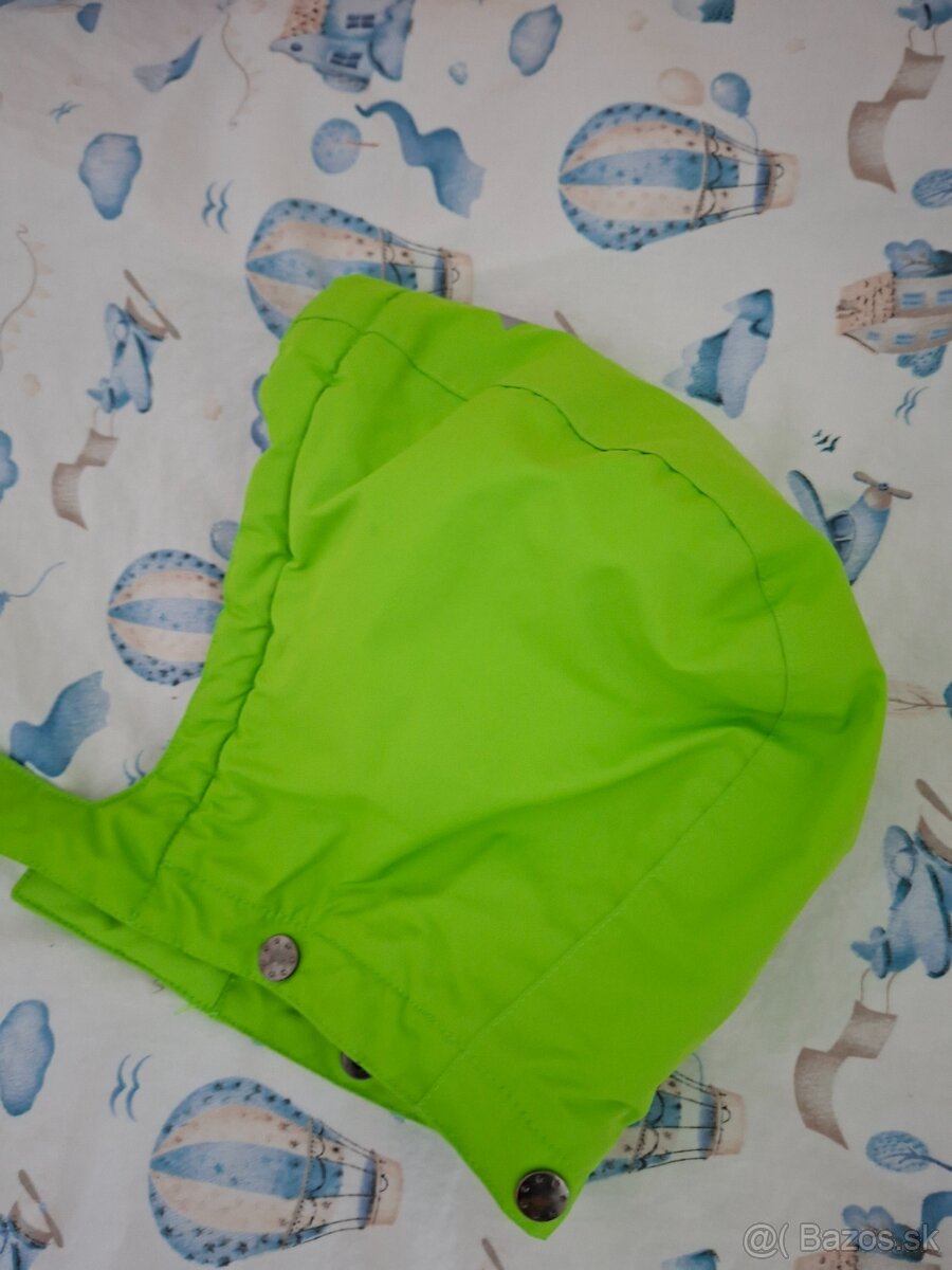 Zeleno modrá zimná bunda s kapuckou - 12