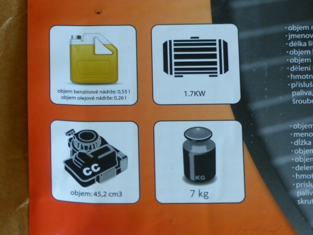 motorová píla SHARKS SH4500 - 12