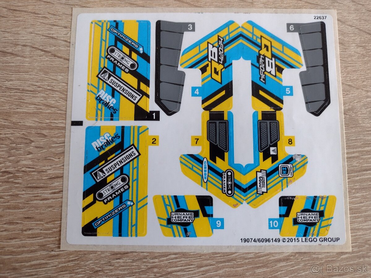 Lego Technic návody a nálepky - 12