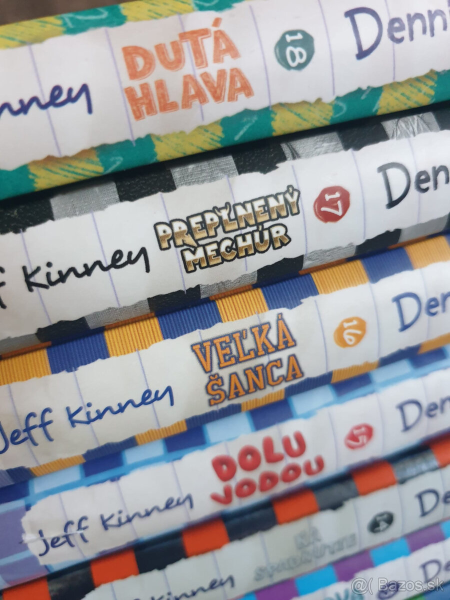 Jeff Kinney - Denník odváž. bojka 1-18 diel + 3 knihy navyše - 12