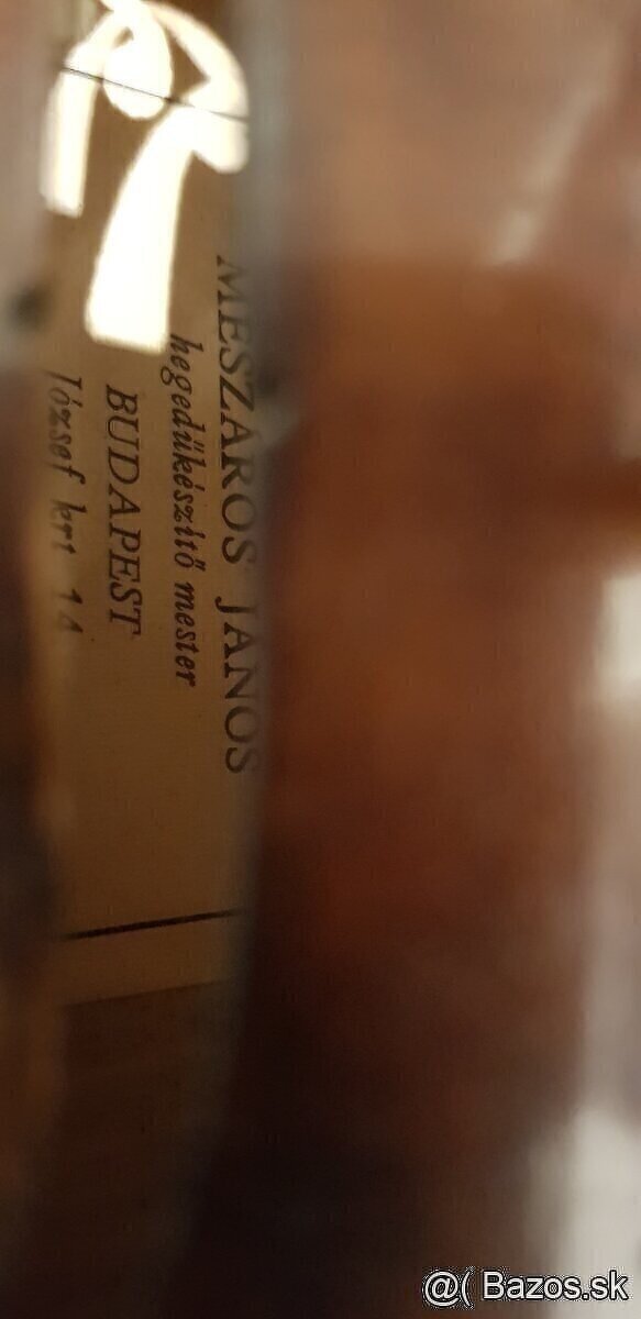 Husle 4/4 majstrovské " Janos Meszaros 1979" - 12