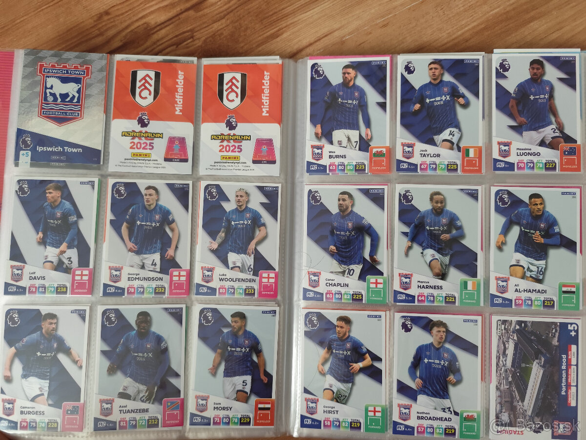 Premier League 2025 Futbalové kartičky Panini Adrenalyn. - 12
