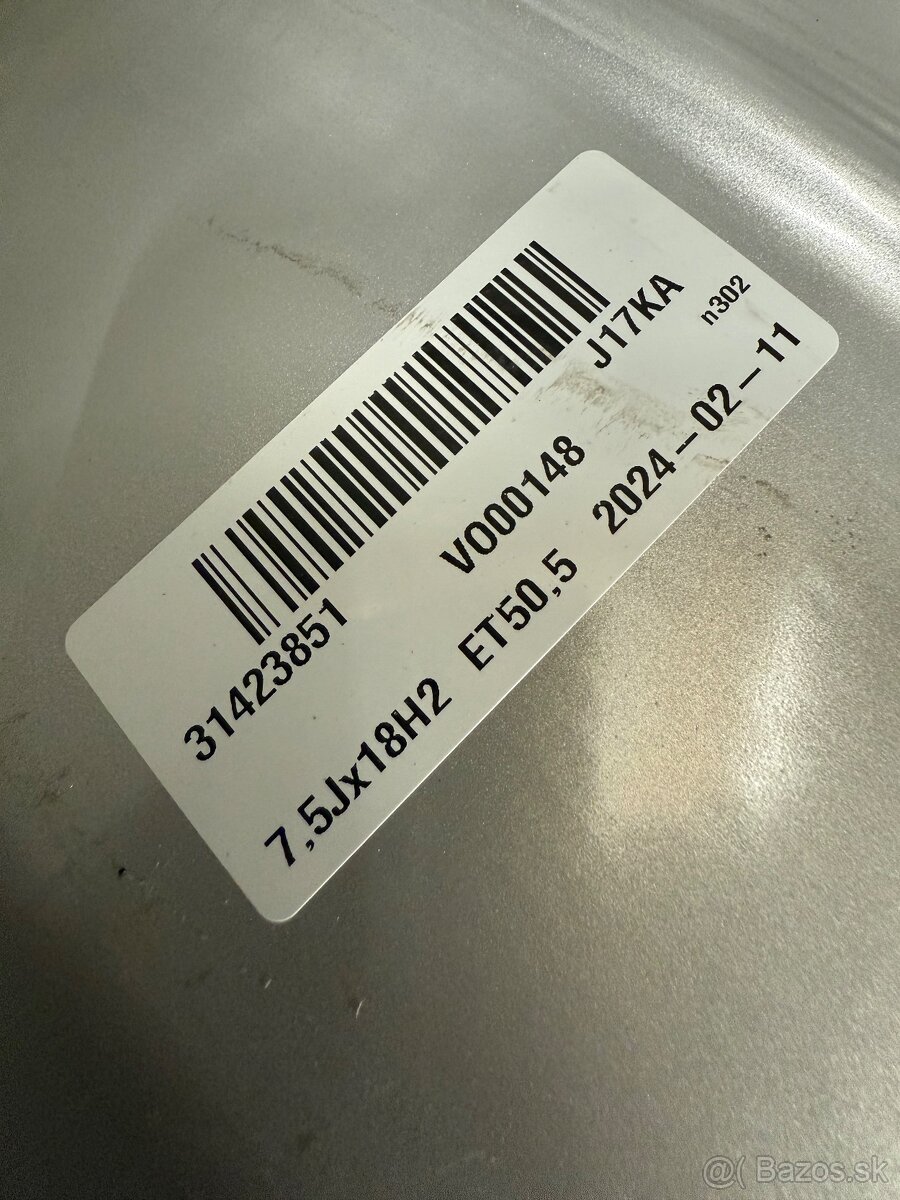 Hliníkové disky Volvo XC60 - 5x108 R18 Volvo XC40 , V90 - 12