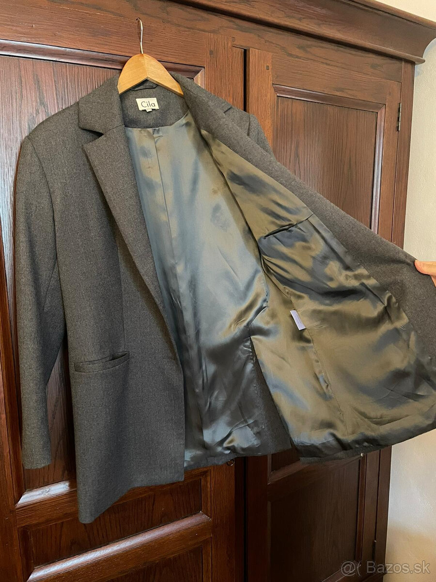 sivé sako xs - s - 12
