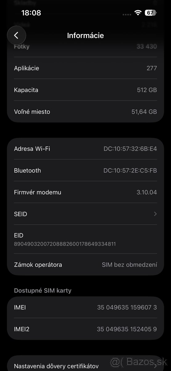 Apple iPhone 15 PRO 512GB, natural titanium záruka Telekom - 12